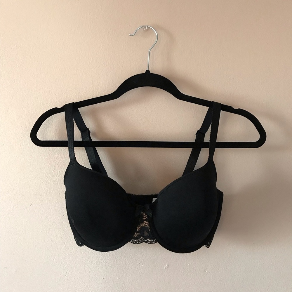 Wacoal All Dressed Up Lace T-Shirt Bra Black/Nude